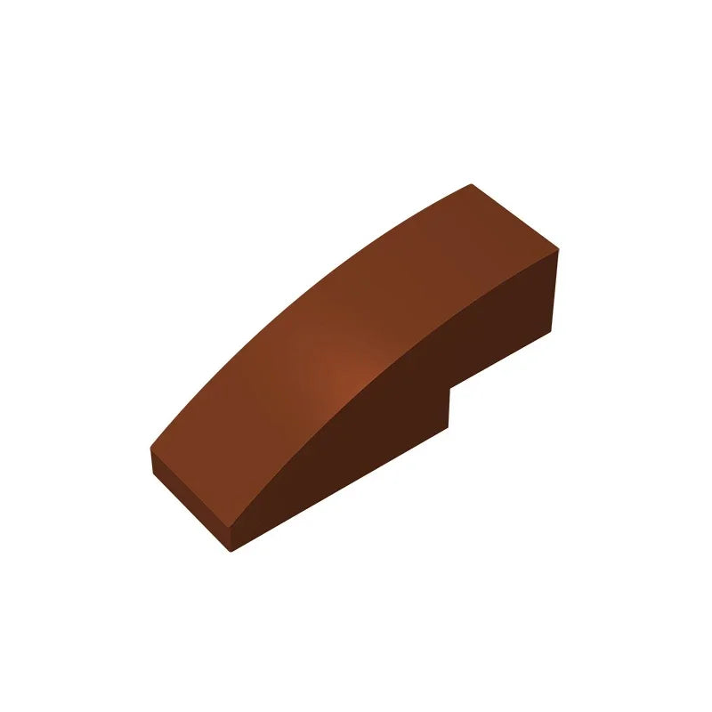 Gobricks GDS-657 Slope, Curved 3 x 1 | Compatible Building Block for Creative Construction