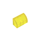 Gobricks GDS-M063 Curved Brick 1 x 2 x 1 No Studs | Compatible Building Block