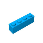 Gobricks GDS-534 Brick 1 x 4 without Bottom Tubes | Compatible Building Block Set