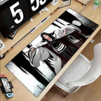 Large Mouse Pad black white Anime BLEACH Mause Mats Gaming Accessories Office Gamer Keyboard Desk Mat Unohana Retsu Mousepad