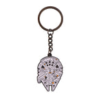Vintage Motorcycle Keychain | Cartoon Metal Keyring for Backpack
