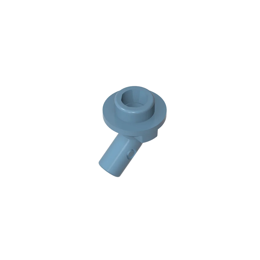 Gobricks GDS-2192 Bar, Angled with Stud on End | Compatible with Lego 65578 Technical Building Block