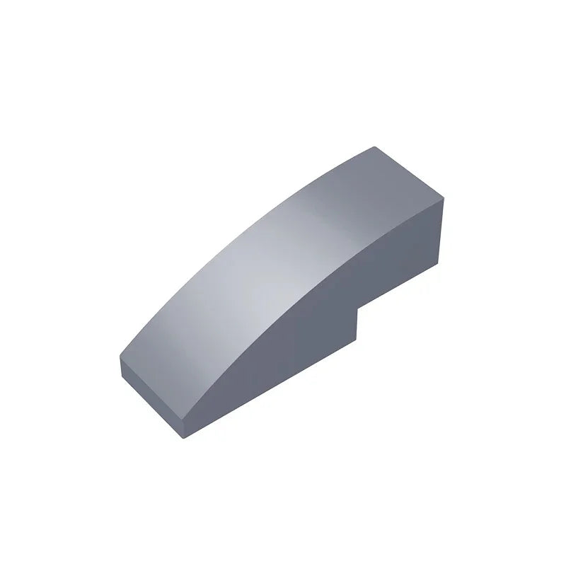 Gobricks GDS-657 Slope, Curved 3 x 1 | Compatible Building Block for Creative Construction