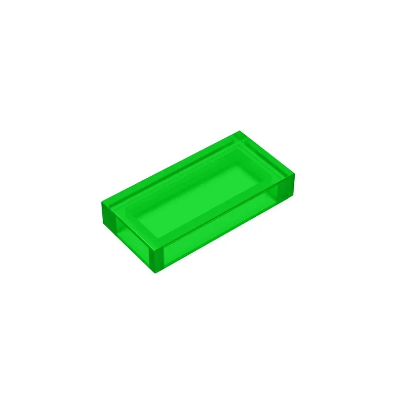 Gobricks GDS-566 Tile 1 x 2 with Groove | Compatible Building Block