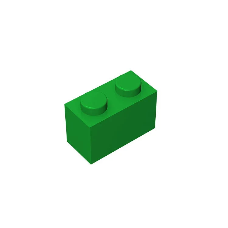 Educational Assemblage Gobricks Brick 1 x 2 without Bottom Tube | Compatible with Lego 3004 3065 35743