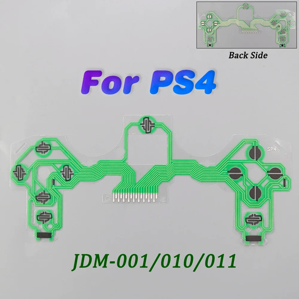 1Pc Button Ribbon Circuit Board for PS3 PS4 Pro PS5 Controller | Conductive Film Keypad Flex Cable Replacement