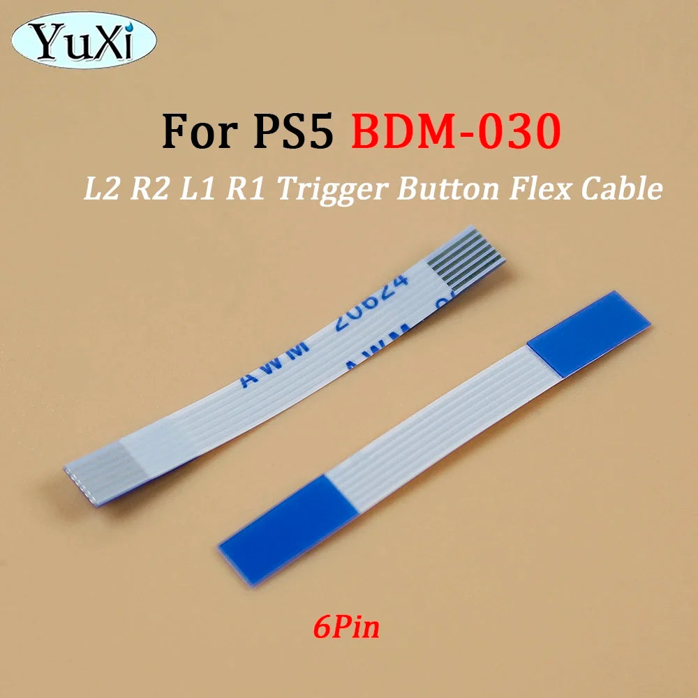 PS5 BDM-030 Replacement Flex Cable Set | Power Switch and Trigger Button Repair Kit