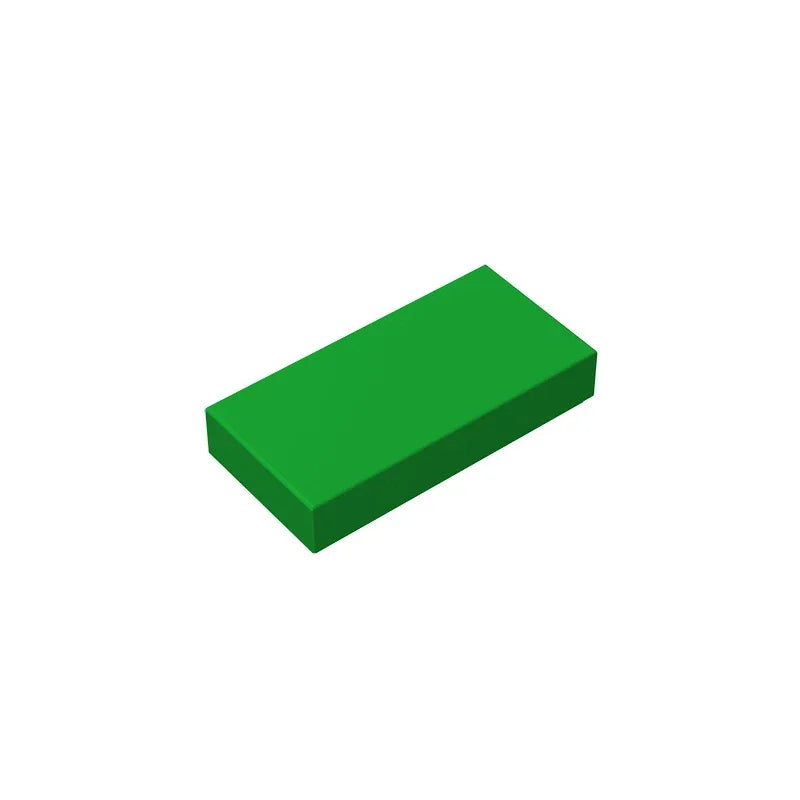 Gobricks GDS-566 Tile 1 x 2 with Groove | Compatible Building Block