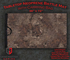 Scarred Badlands - Neoprene Battle Mat with Bag