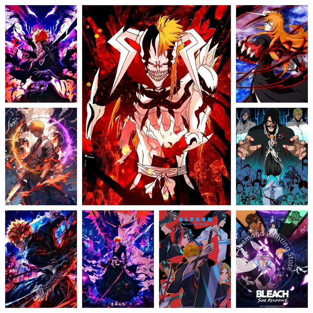 Anime Bleach Diamond Painting Kit 5D DIY Diamond Embroidery Handmade Art Children's Exquisite Gift Crafts Home Decoration