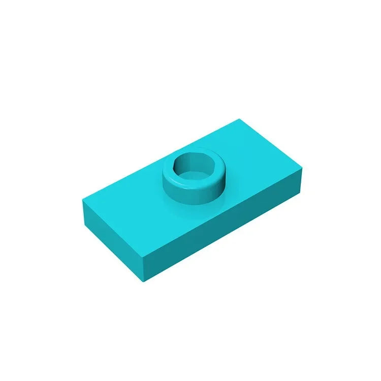 Gobricks PLATE 1X2 W. 1 KNOB | Modified Building Block Compatible with Lego 15573