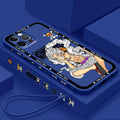 One Piecee Luffyy anime Cartoon Liquid Left Rope For Apple iPhone 15 14 13 12 11 XS XR X 8 7 SE Pro Max Plus Mini Soft Phone Case
