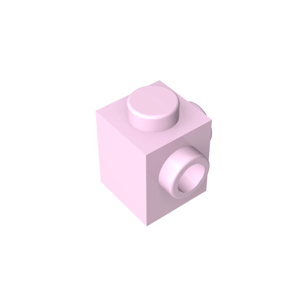 Gobricks GDS-1046 Modified Brick 1 x 1 with Studs on 2 Sides | Building Block for DIY