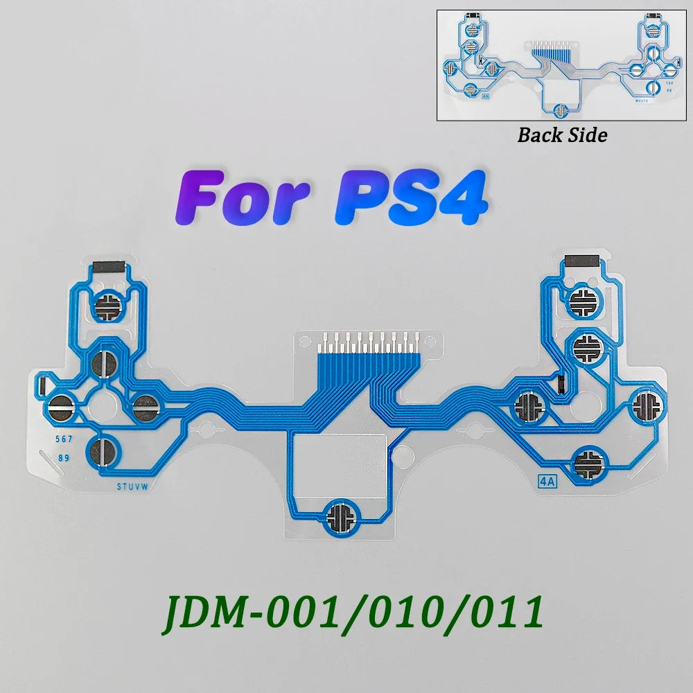 1Pc Button Ribbon Circuit Board for PS3 PS4 Pro PS5 Controller | Conductive Film Keypad Flex Cable Replacement
