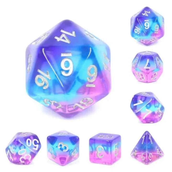 Purple Sky RPG Dice Set - 