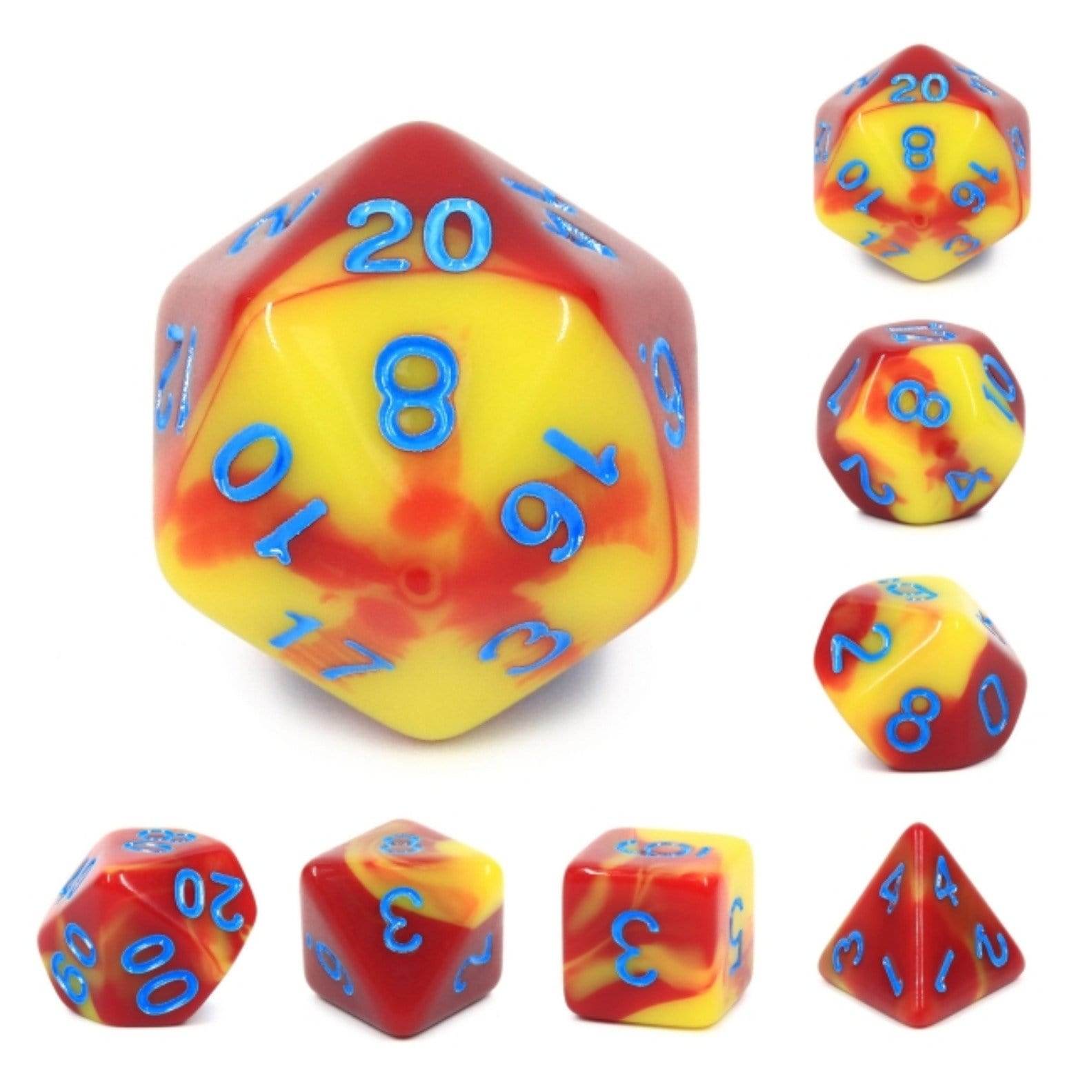 Ketchup & Mustard RPG Dice Set - 