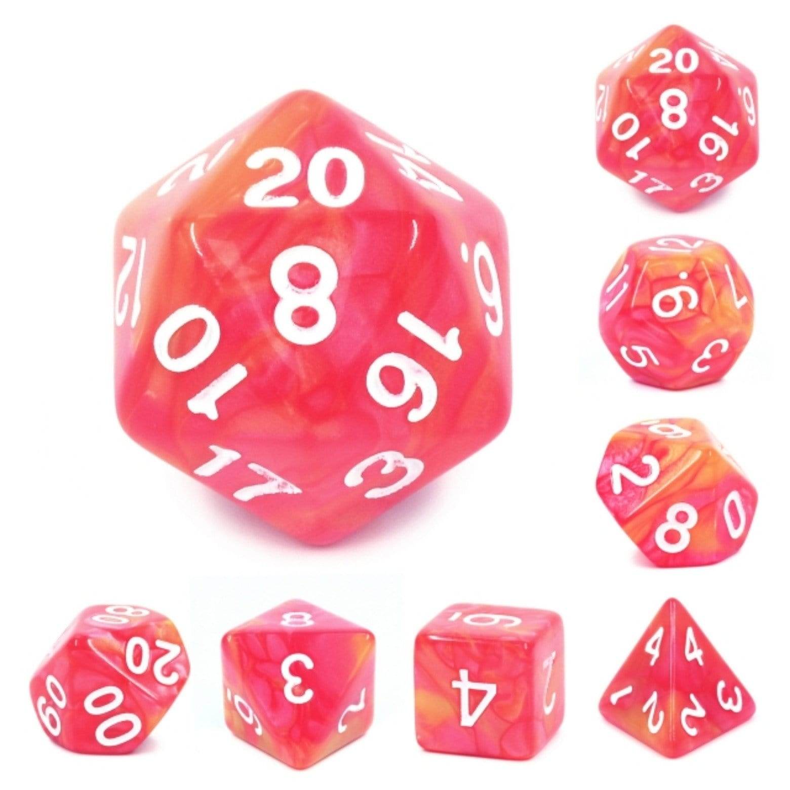 Grapefruit RPG Dice Set - 