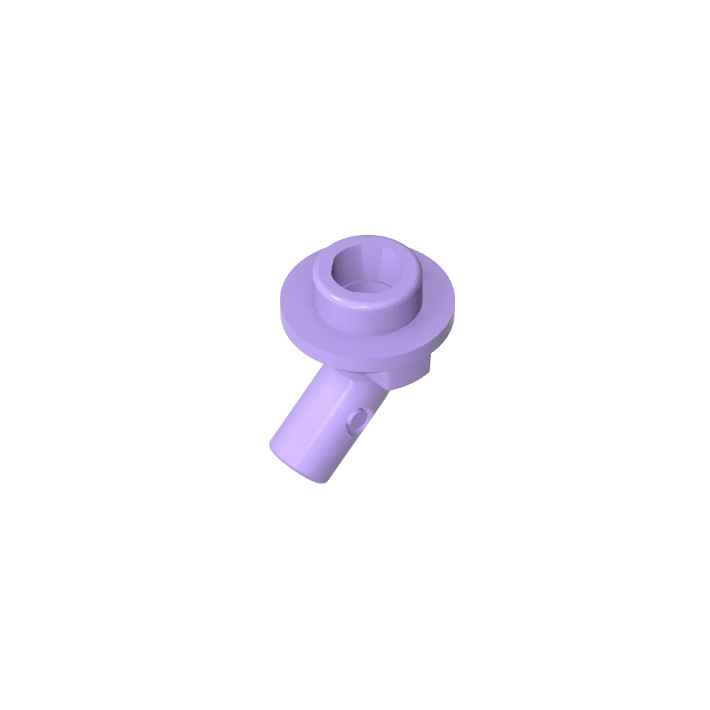 Gobricks GDS-2192 Bar, Angled with Stud on End | Compatible with Lego 65578 Technical Building Block