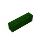 Gobricks GDS-534 Brick 1 x 4 without Bottom Tubes | Compatible Building Block Set