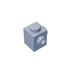 Gobricks GDS-1046 Modified Brick 1 x 1 with Studs on 2 Sides | Building Block for DIY