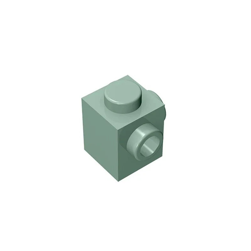 Gobricks GDS-1046 Modified Brick 1 x 1 with Studs on 2 Sides | Building Block for DIY