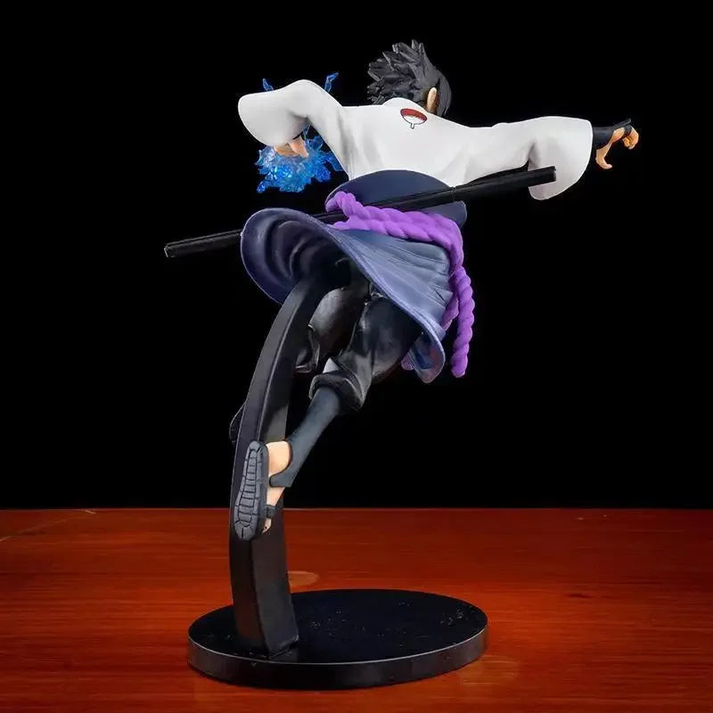 Cursed Sasuke Uchiha Chidori Anime Figure, Bandai Naruto Shippuden Action Figures 20 CM