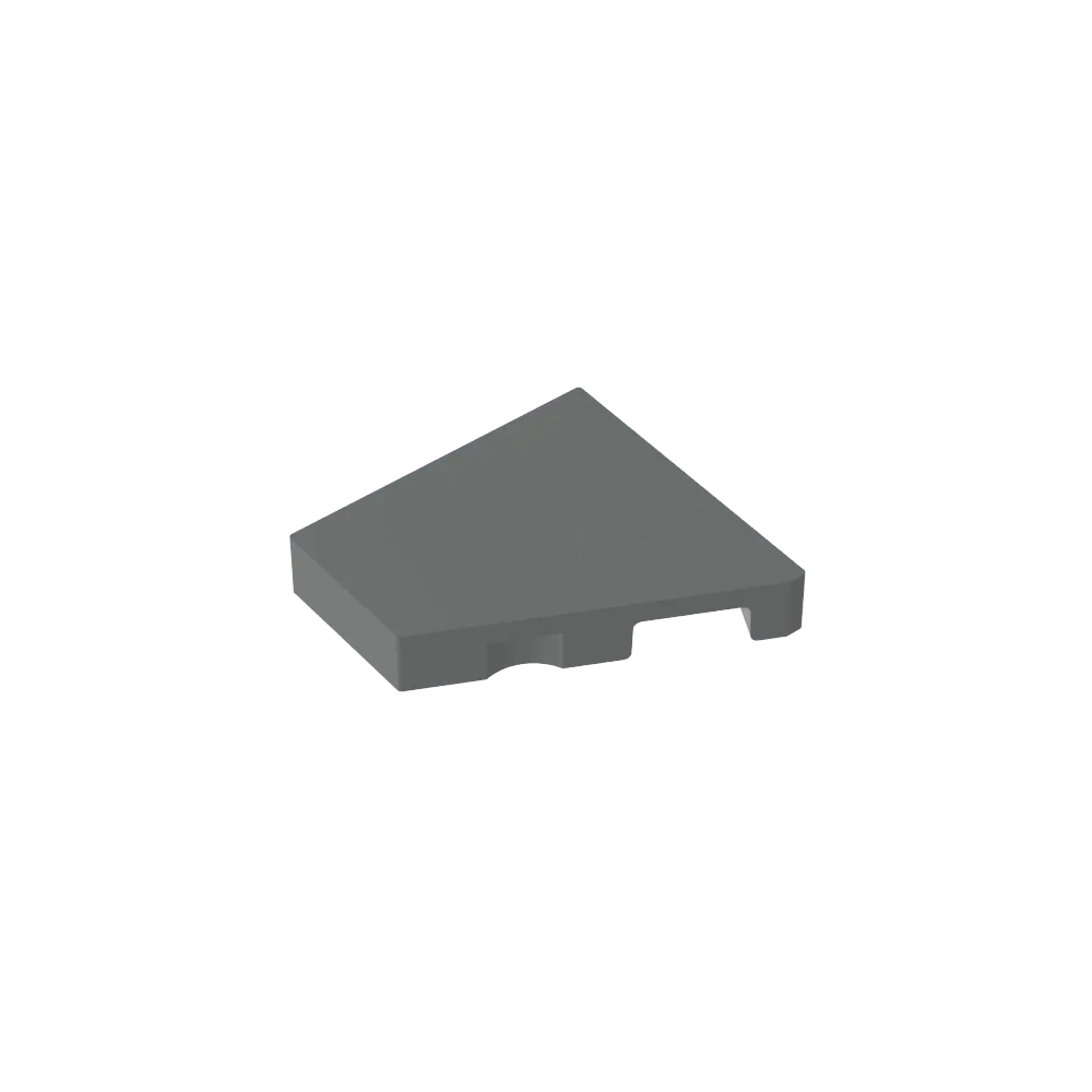 Gobricks GDS-2231 Tile Special 2 x 2 Pentagonal (Right) | Compatible Building Block for DIY and MOC