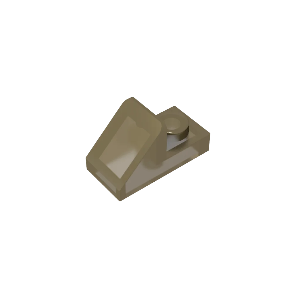Gobricks GDS-832 Slope 45 2x1 with 2/3 Cutout | Compatible Building Block for DIY