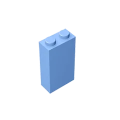 Gobricks GDS-1405 Brick 1 x 2 x 3 | Compatible Building Block for DIY