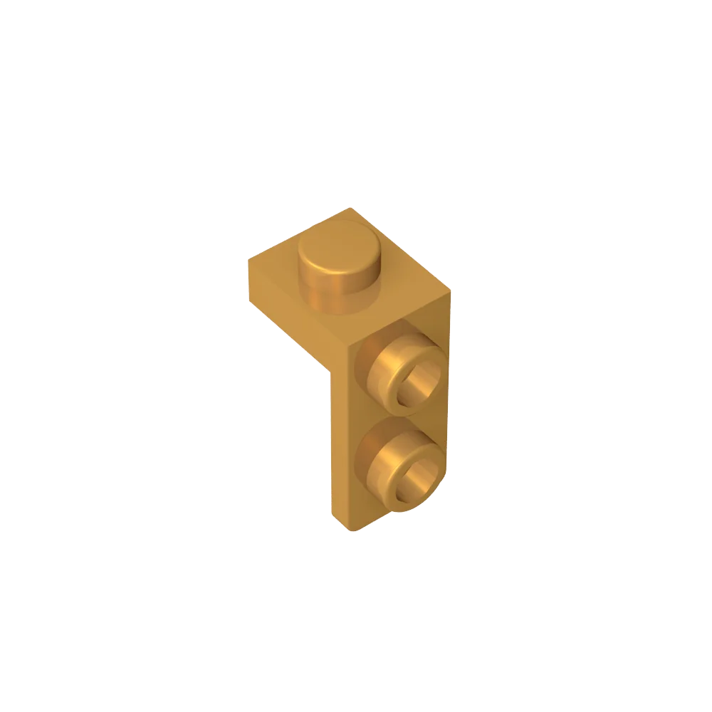 Gobricks Bracket 1 x 1 - 1 x 2 | Compatible Building Block