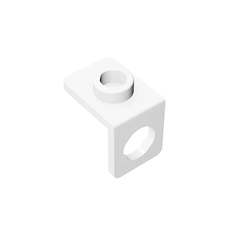 Gobricks GDS-1165 Minifig Neck Bracket with Back Stud | Thin Back Wall Building Block