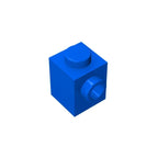 Gobricks GDS-635 BRICK 1X1 W. 1 KNOB | Single Side Bump Building Block Compatible with Lego 87087