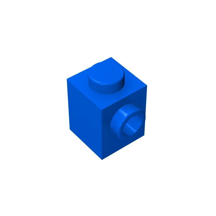 Gobricks GDS-635 BRICK 1X1 W. 1 KNOB | Single Side Bump Building Block Compatible with Lego 87087