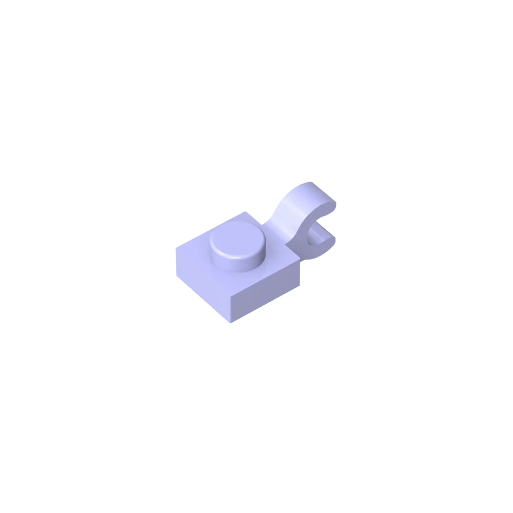 Gobricks GDS-813 1x1 Plate with Vertical Holder | Compatible with Lego 6019 and 61252