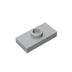 Gobricks PLATE 1X2 W. 1 KNOB | Modified Building Block Compatible with Lego 15573