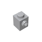Gobricks GDS-635 BRICK 1X1 W. 1 KNOB | Single Side Bump Building Block Compatible with Lego 87087