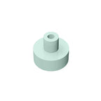 Gobricks Tile Round 1x1 with Bar and Pin Holder | Compatible Building Block