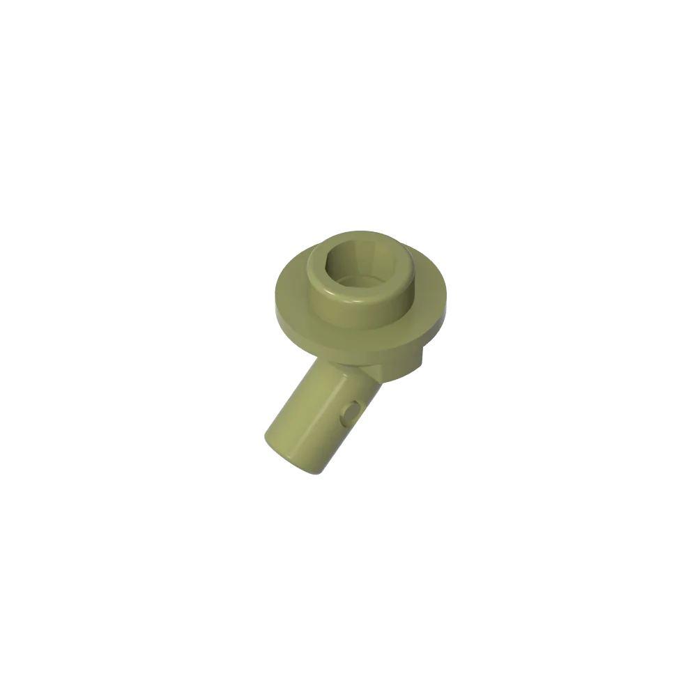 Gobricks GDS-2192 Bar, Angled with Stud on End | Compatible with Lego 65578 Technical Building Block