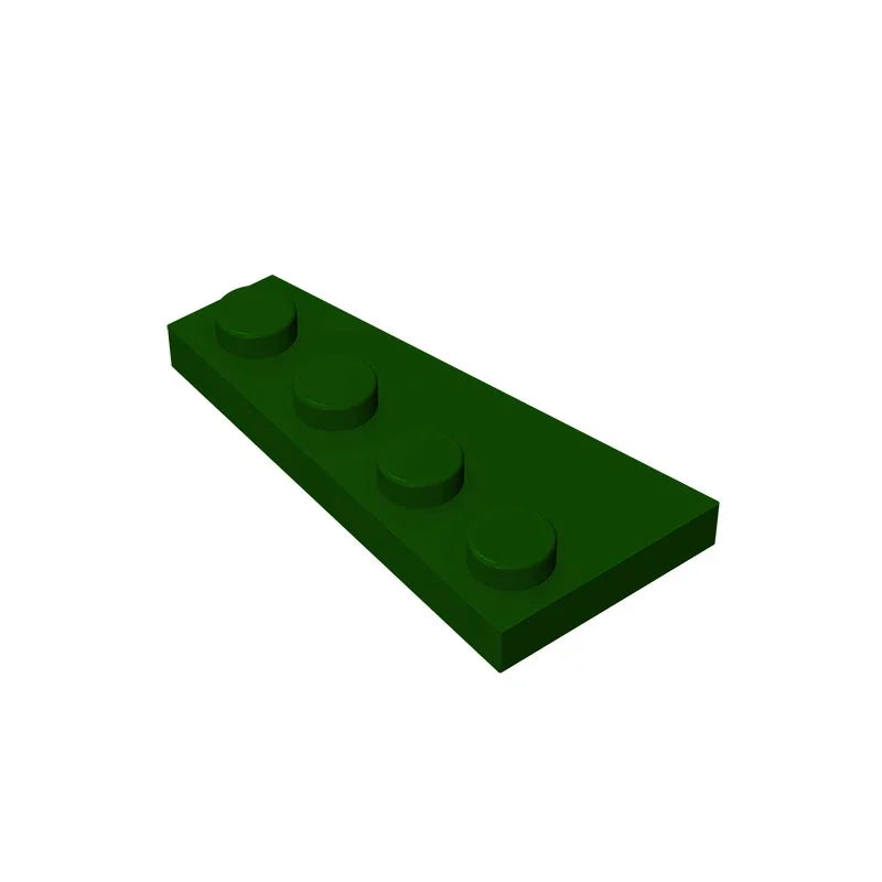 Gobricks GDS-549 Wedge Plate 4 x 2 Right | Building Block for Compatible DIY Sets
