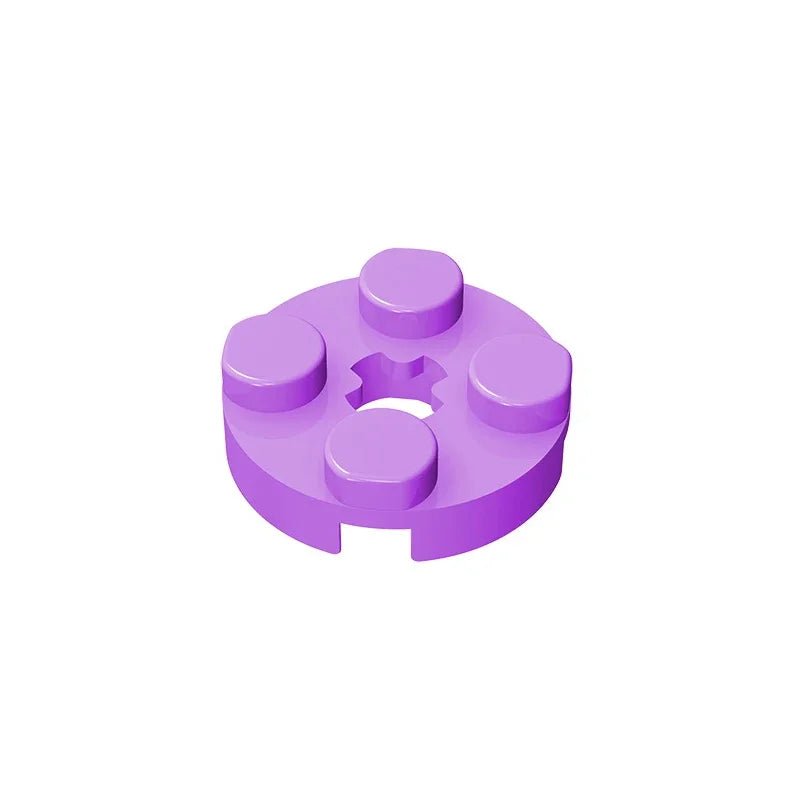 Gobricks GDS-609 PLATE 2X2 ROUND | Compatible Building Blocks for DIY Educational Models