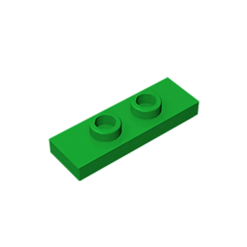 Gobricks GDS-1504 Plate, Modified 1 x 3 with 2 Studs (Double Jumper) | Compatible Building Block Piece