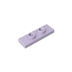 Gobricks GDS-1504 Plate, Modified 1 x 3 with 2 Studs (Double Jumper) | Compatible Building Block Piece