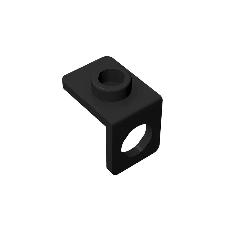 Gobricks GDS-1165 Minifig Neck Bracket with Back Stud | Thin Back Wall Building Block