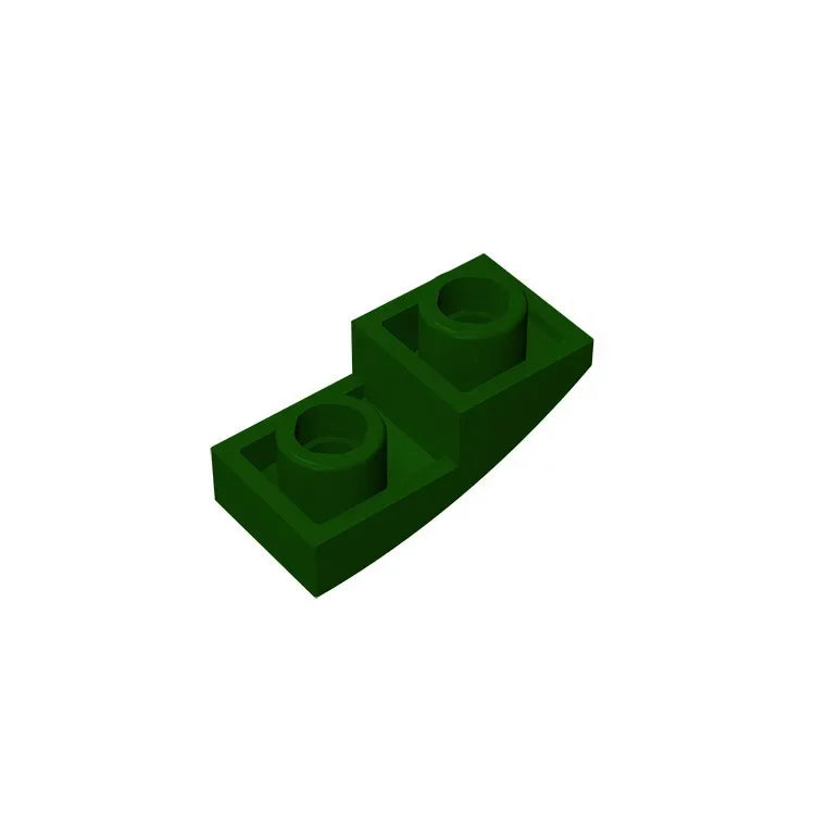 Gobricks GDS-795 Slope, Curved 2 x 1 Inverted | Compatible Building Block for DIY Projects