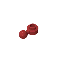 Gobricks GDS-1500 Hinged Plate 1x1 with Ball Head | Compatible Building Brick