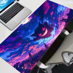 Large Mouse Pads P-pokemon Gengar Desk Gaming Mousepad with Stitched Edges and Non-Slip Rubber Base Extended 900x400 Mouse Pad