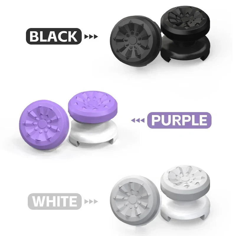 DATA FROG High-Rise Thumb Stick Grips | FPS Performance Extenders for PS4 PS5 and 8BitDo Ultimate Controller