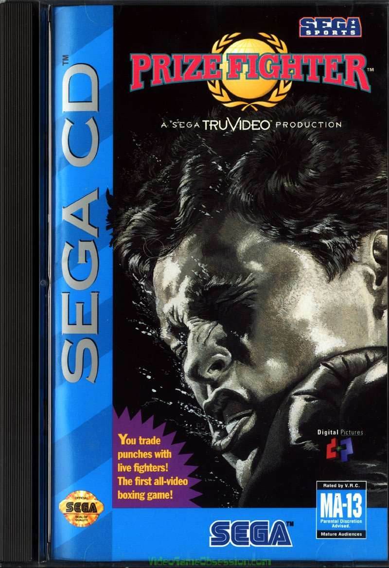 Prize Fighter (Sega CD) - Game Manual Only