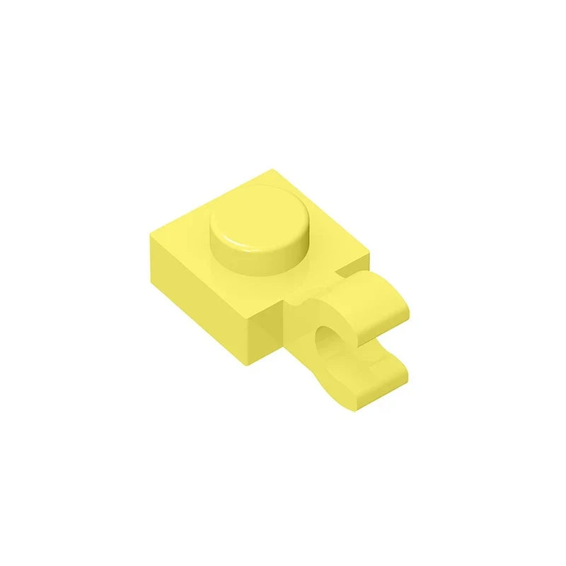 Gobricks GDS-813 1x1 Plate with Vertical Holder | Compatible with Lego 6019 and 61252