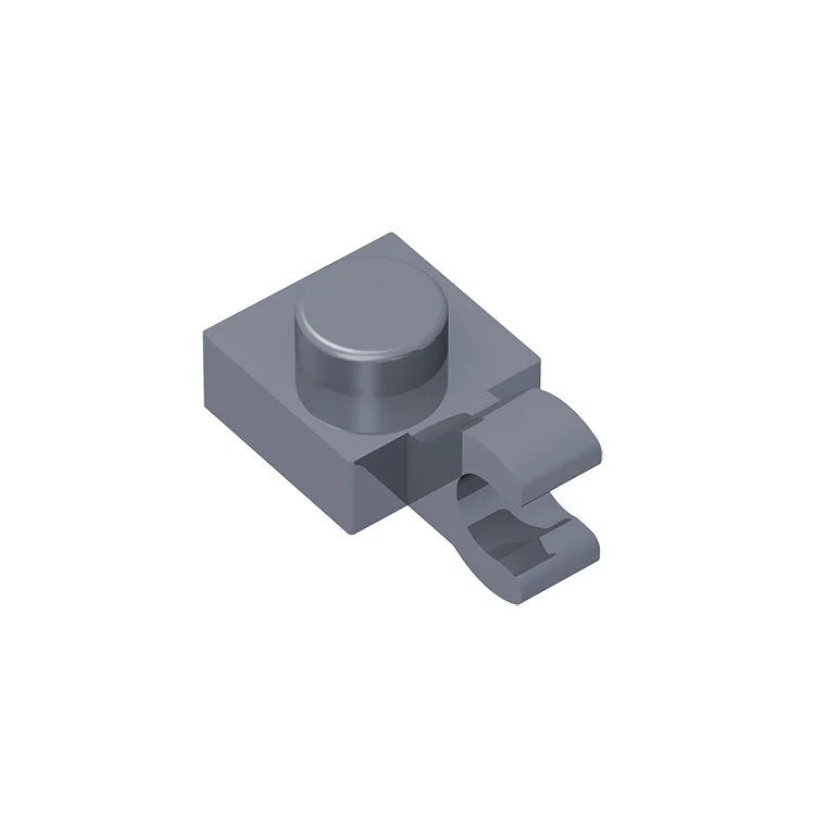 Gobricks GDS-813 1x1 Plate with Vertical Holder | Compatible with Lego 6019 and 61252